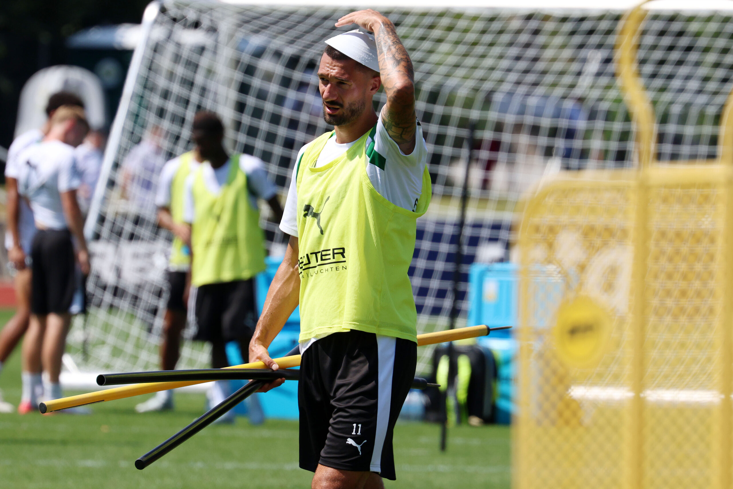 Tim Kleindienst trainiert mit Borussia Mönchengladbach im Trainingslager in Rottach-Egern am Tegernsee.